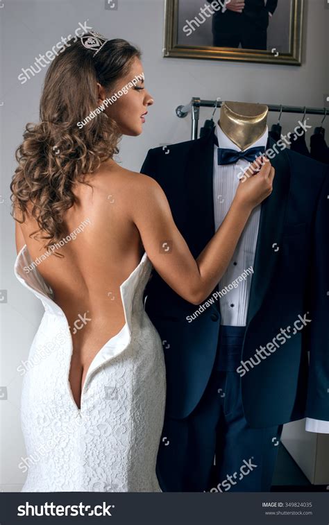 Half Naked Bride Wedding Dress Looks Shutterstock