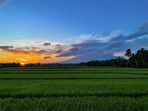 Sunset from the Mayon Volcano Photograph by William E Rogers - Fine Art America