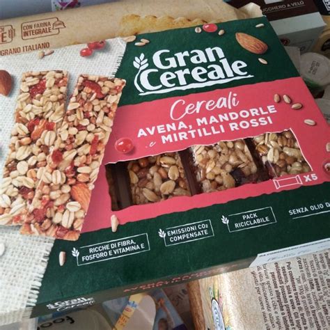 Gran Cereale Barretta Con Avena Mandorle E Mirtilli Rossi Review