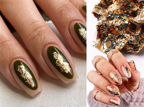 Top Gold Foil Nail Designs You Cant Miss In