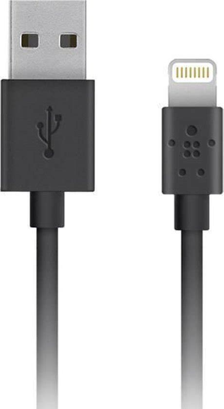 Belkin Mixit Apple Iphone Lightning Naar Usb Kabel Meter Zwart