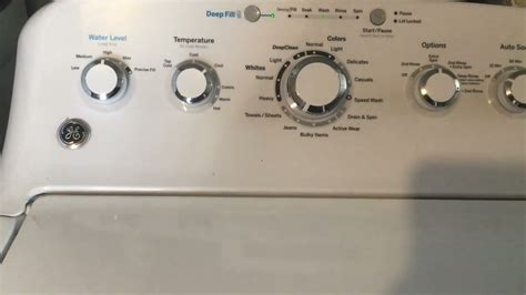 Gtw465asn2ww Ge He Top Load Washer Washing Mixed Load On Jeans Final