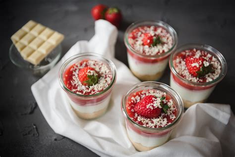 Erdbeer Cheesecake Im Glas Perfektes Sommerdessert Elegant Kochen De