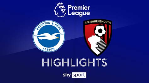 Premier League Brighton And Hove Albion Afc Bournemouth Die