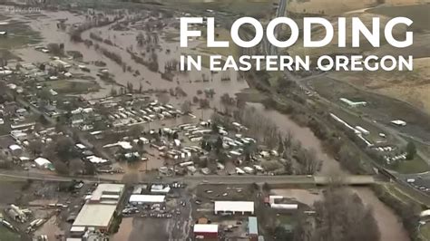 Flooding In Eastern Oregon After River Overflow Youtube