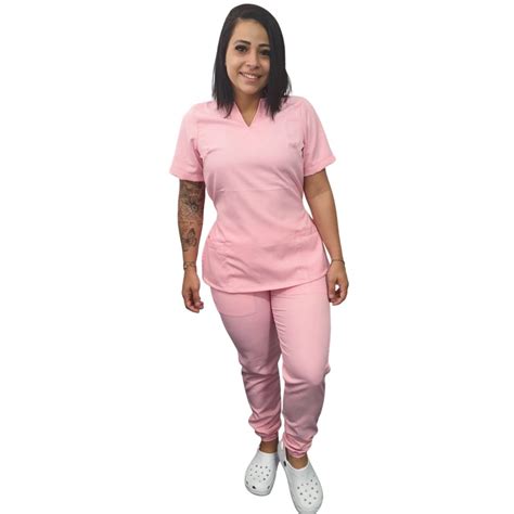 Conjunto Scrub Cirurgico Hospitalar Femenino Estetico E Clinica Modelo