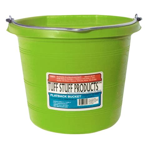 Remedy Animal Health Store Tuff Stuff Flat Back Pail 20 Qts Lima