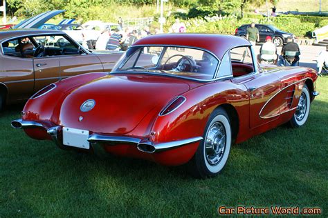 1959 Red Corvette Rear Right Picture