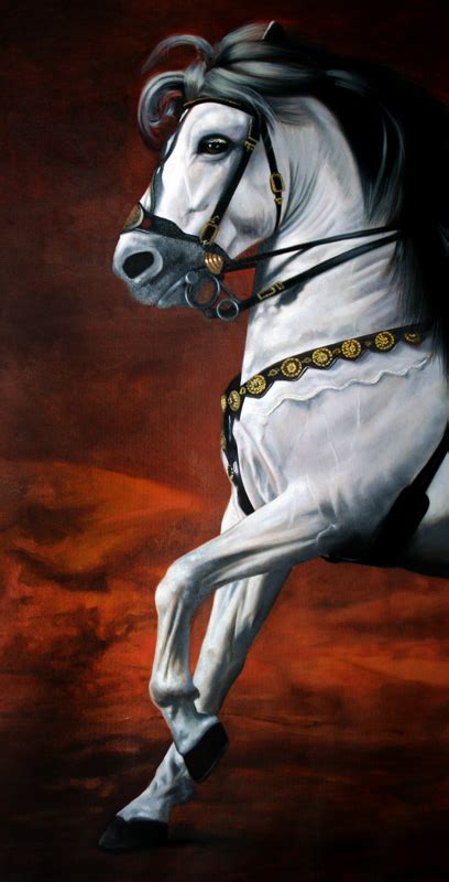 Horses paintings: Horse oil Painting