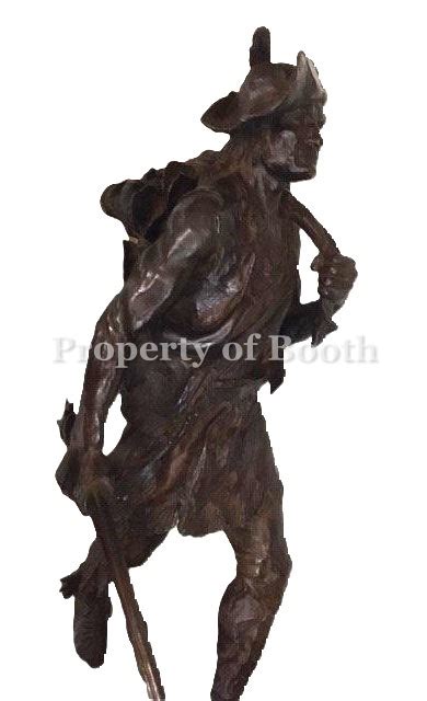 Harry Jackson Trapper 1970 Bronze 21 X 18 X 12 The Frank