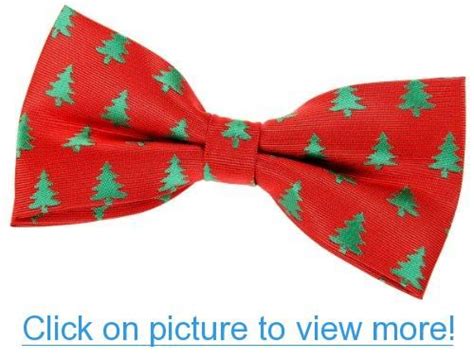 Christmas Tree Pattern Bow Tie