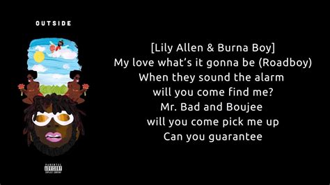 Burna Boy Ft Lily Allen Heavens Gate Lyrics Youtube