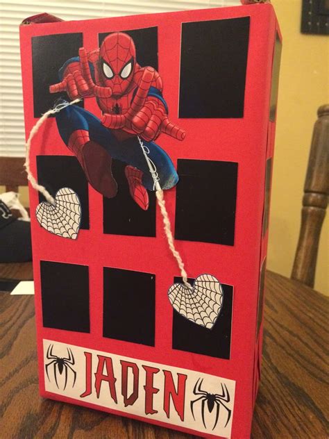 Creating Fun Spiderman Valentines Day Box