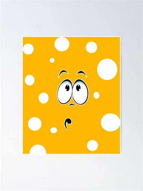 "clueless googly eyes emoji face" Poster for Sale by Missimaniakinyi ...