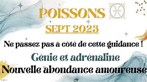 Poissons Septembre Ne Passez Pas C T De La Guidance G Nie