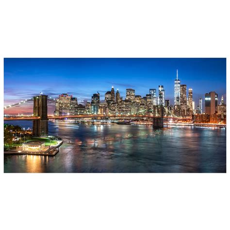 Stampa Su Tela Skyline New York 145x75 Cm Leroy Merlin