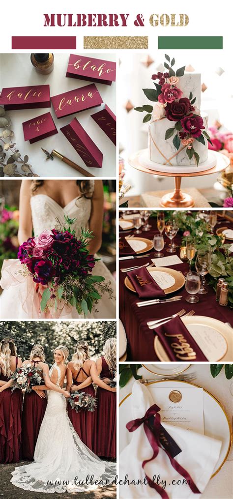 6 Unique 2022 Wedding Color Palettes!