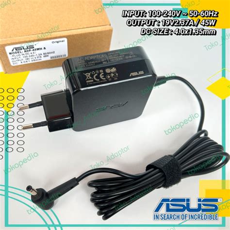 Promo Adaptor Charger Laptop Asus Vivobook S13 X515 19v237a 45w Jek Kecil Jakarta Barat