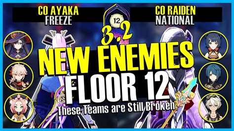 New Enemies Lineup Spiral Abyss Floor C Ayaka Freeze X C