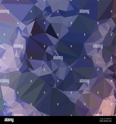 Bluebonnet Blue Orange Abstract Low Polygon Background Stock Vector