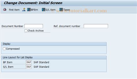 Fpe Sap Tcode Change Document