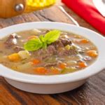 Sopa de músculo legumes Receitas 123