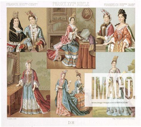 17th Century French Fashion At The Top Left Mme De MAINTENON 1635 1719