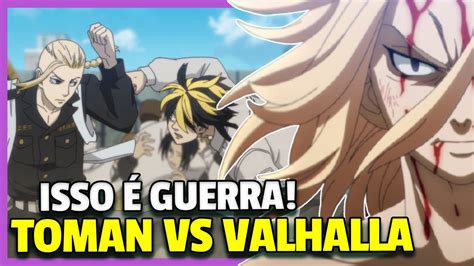 Toman Vs Valhalla ComeÇou Tokyo Revengers EpisÓdio 19 Youtube