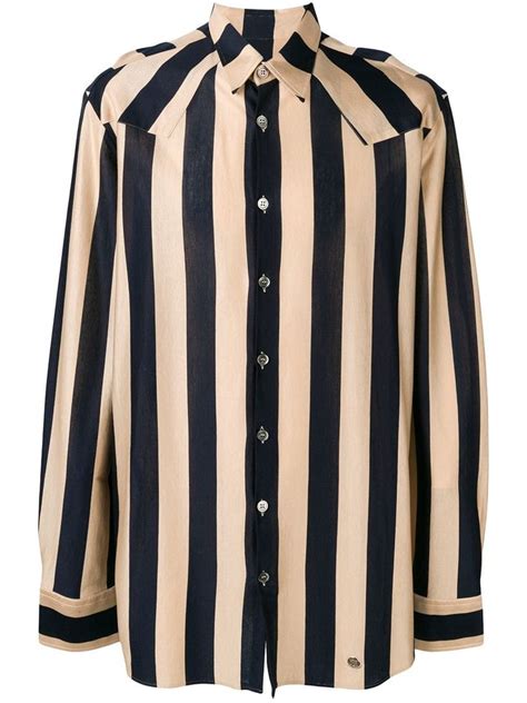 Études Studio Nevada Striped Shirt Blue