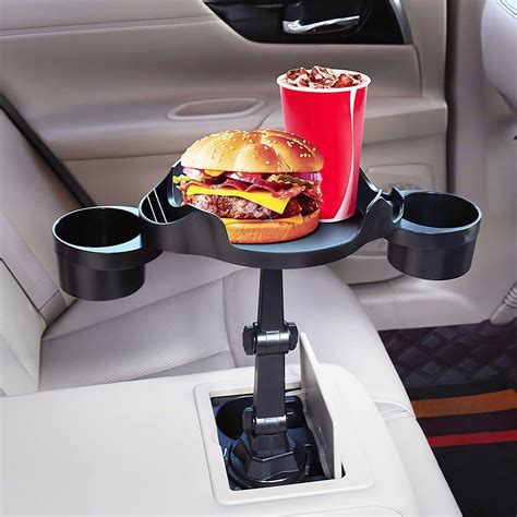 Bagilo Cup Holder Tray For Car Adjustable Car Tray Table Perfect