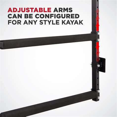 Snapklik RaxGo Wall Kayak Storage Rack Heavy Duty Wall Mounted