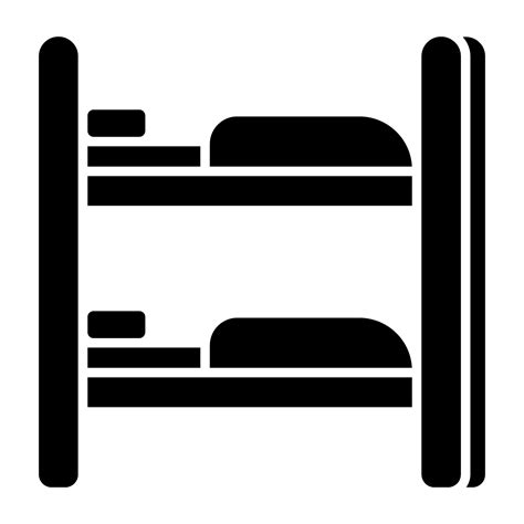 Premium Download Icon Of Bunk Bed 26375599 Vector Art At Vecteezy