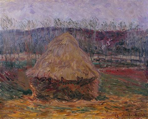 1888 89 Claude Monet Grainstack At Giverny Tel Aviv Museum Flickr