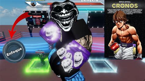 FINALMENTE ESTILO CRONOS EL MEJOR ESTILO DEL JUEGO JUEGO DE BOXEO