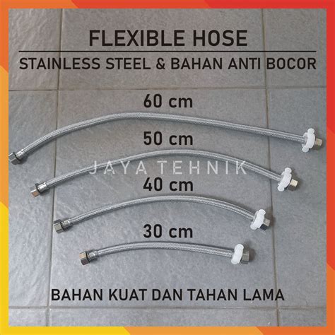 Selang Fleksibel Flexible Wastafel Closet Kloset 30cm 40cm 50cm 60cm