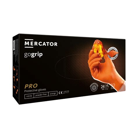 Mercator GOGRIP Orange Premium Einmalhandschuhe Aus Nitril 3 28