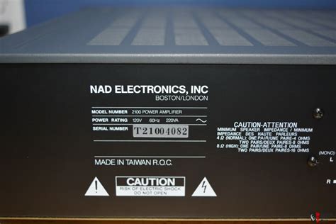 Nad Monitor Series Amplifier Pending To Bernard Photo