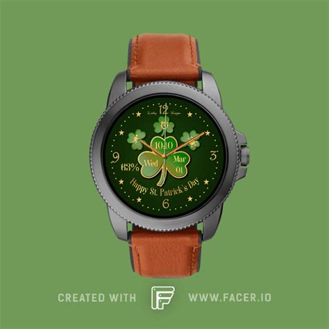 Linlay Designs™ Vintage St Patricks Day Watch Face For Apple