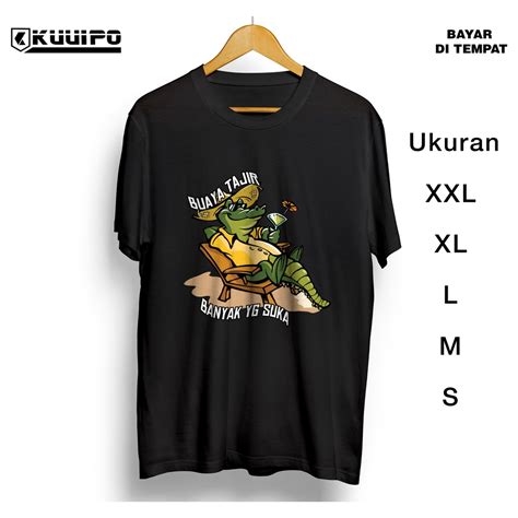 Jual Kaos Distro Cowok Keren Kaos Lucu Baju Kaos Buaya Tajir Banyak