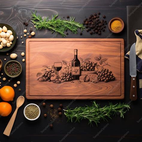 Charcuterie Svg Cutting Board Chopping Board Laser Engraved Files