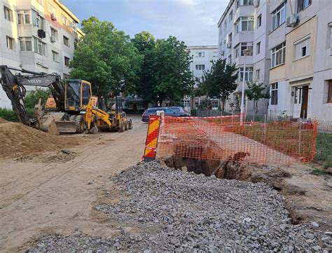 A început reabilitarea conductei de apă potabilă din str Alba Iulia