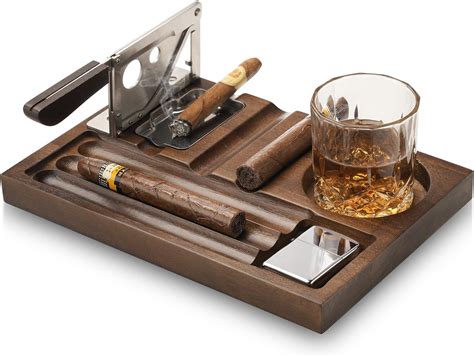 Amazon Cigar Ashtray With Cigar Cutter Cigar Accessories Set