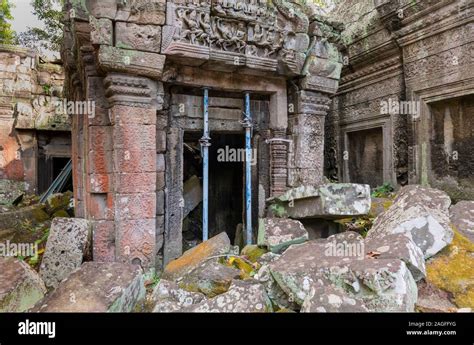 Ta Prohm Temple Also Known As Tomb Raider Temple Siem Reap Cambodia