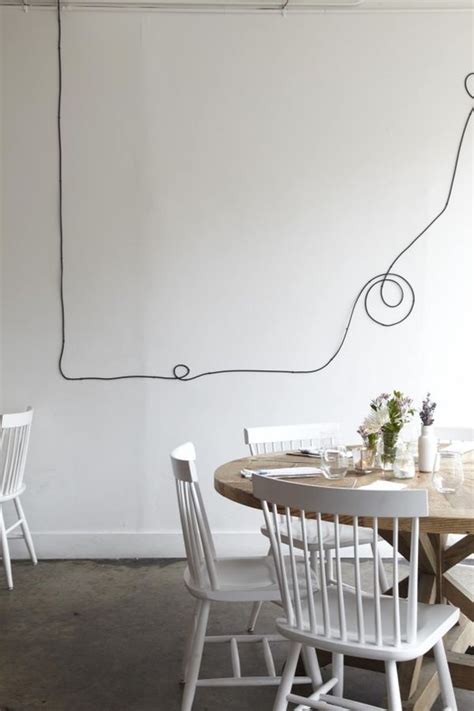 Turn Your Unsightly Wire Cables and Cords into Wall Art