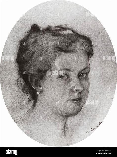 Portrait A Somova Mikhailova By Konstantin Somov Stock Photo Alamy