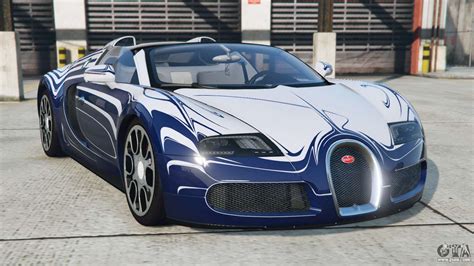 Bugatti Veyron Grand Sport Roadster Lיor Blanc For Gta 5