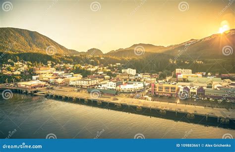 Ketchikan Alaska Downtown of a Northern USA Town Editorial Photo - Image of skyline, lonely ...