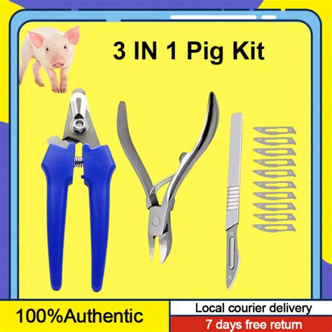 In Pig Kit Piglets Tail Cutter Pig Teeth Forceps Pig Castration