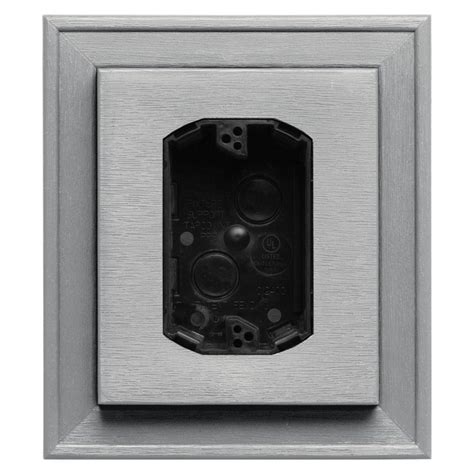 Builders Edge 7 In X 8 In 030 Paintable Electrical Mounting Block