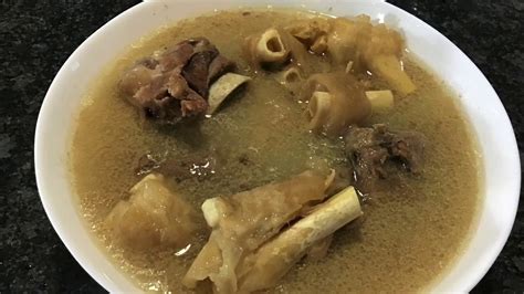 Delicious Lamb Legs And Feet Soup Youtube